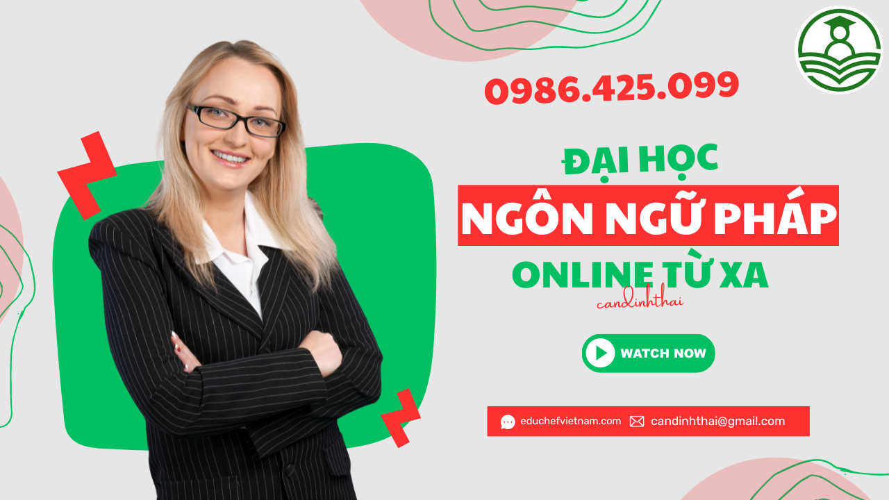 Đại học ngôn ngữ pháp online từ xa