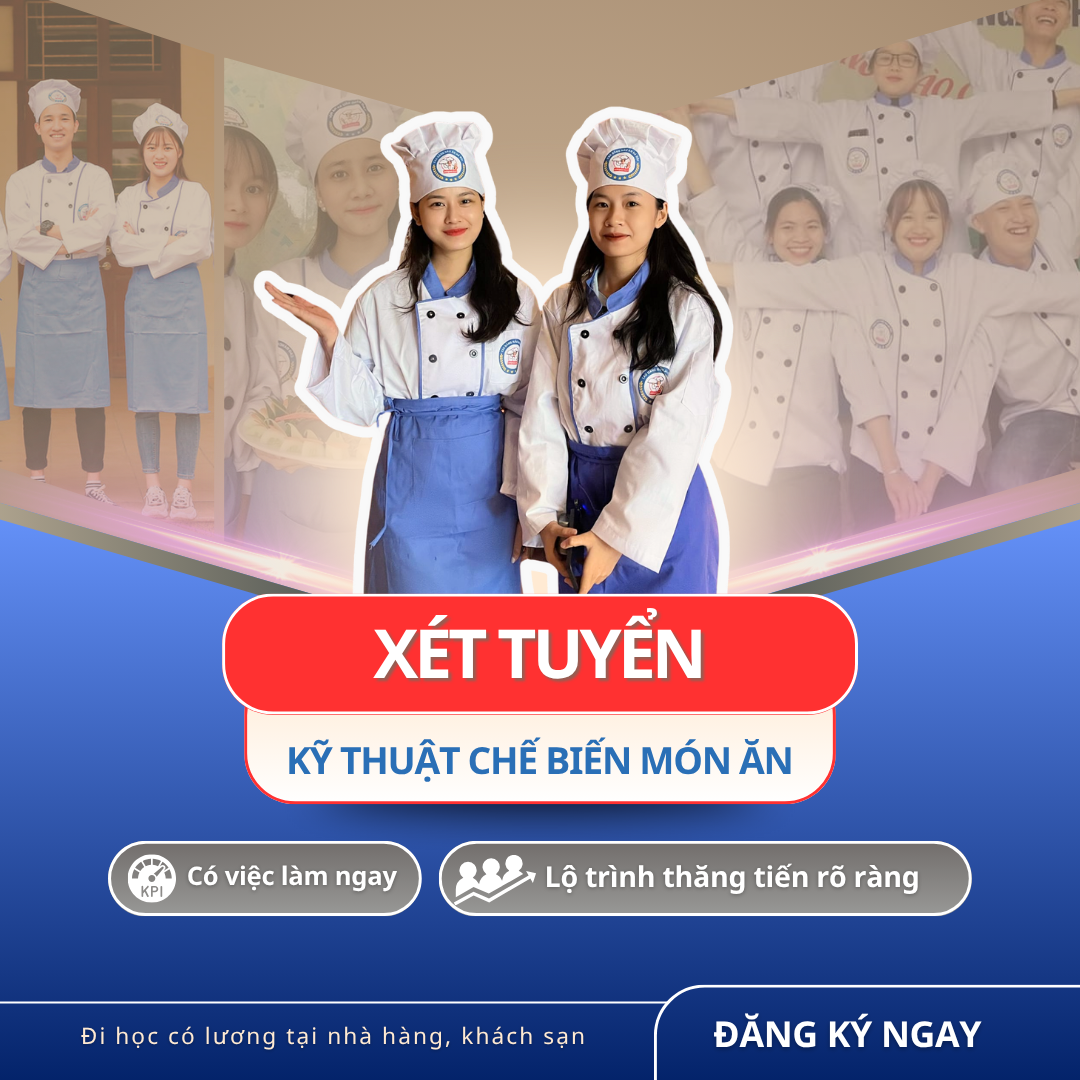 Cao đẳng nấu ăn năm 2026